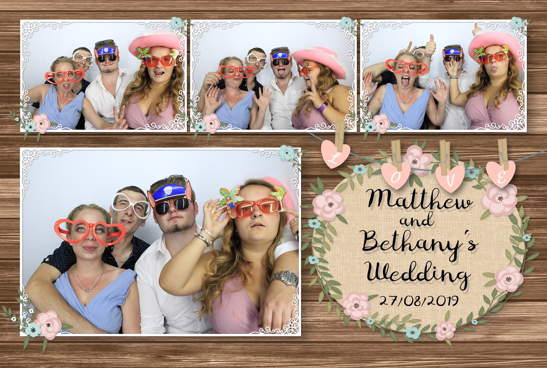 Matthew and Bethany’s Wedding | View more photos from the event at gallery.myphotoboothexperience.co.uk/u/MyPhotoBoothExperienceLtd/Matthew-and-Bethany’s-Wedding